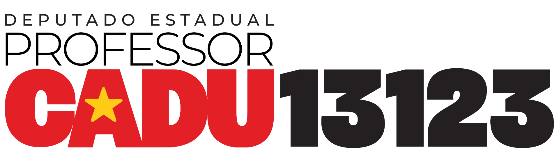 Professor Cadu 13123 — Deputado Estadual